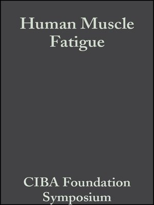 cover image of Human Muscle Fatigue